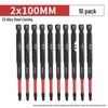 Hexagonal Anti-Slip S2 Alloy Steel Magnetic Screwdriver Bits for Electric Drills