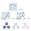 3pcs Wet Bag Cartoon Print Portable Water Proof Hanging Washable Reusable Cloth Diaper Bag for Trave