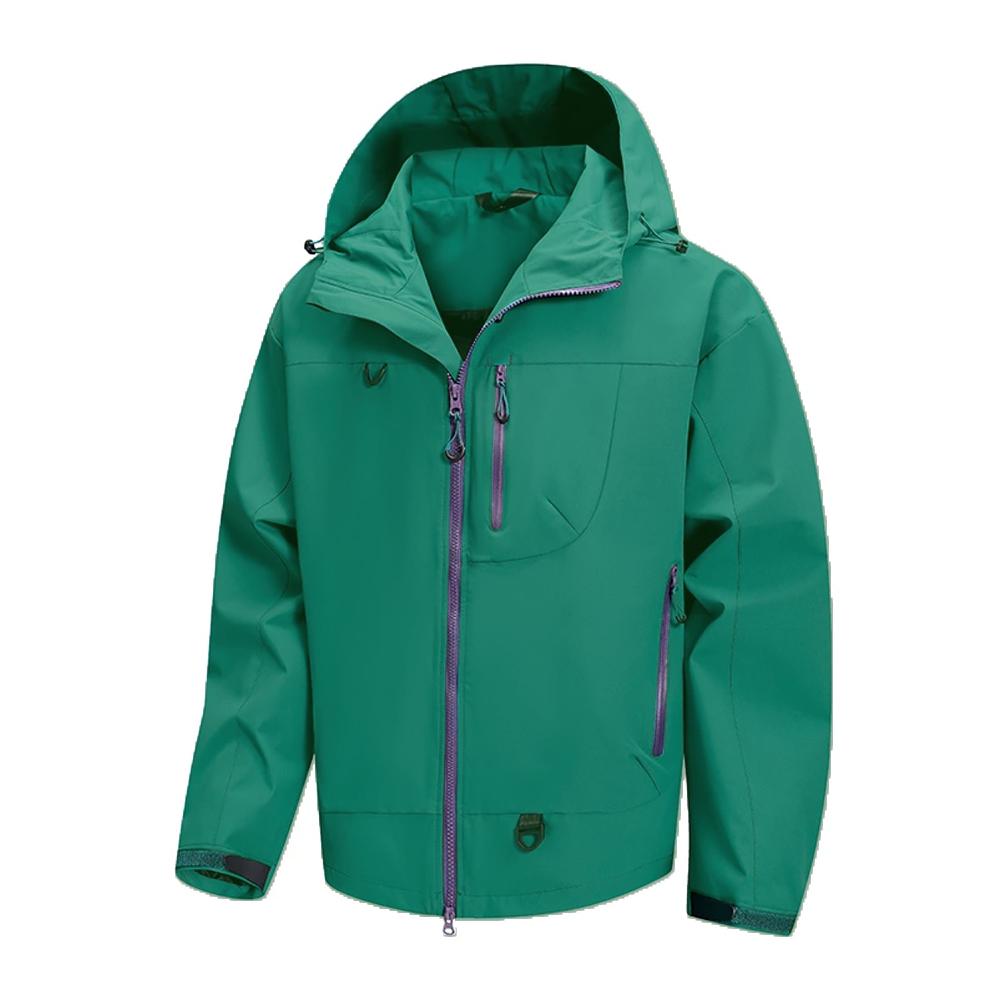 Men's Waterproof Rain Jacket Autumn Lightweight Outer Hooded Outdoor Raincoat Hiking Windproof Jacket Climbing Outdoor Jackets
