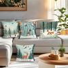 Decorative Cushion Cover Forest Wildlife Pattern Pillowcase Forest Animal Throw Pillows Cases Home Decor Sofa Car Pillow Cover