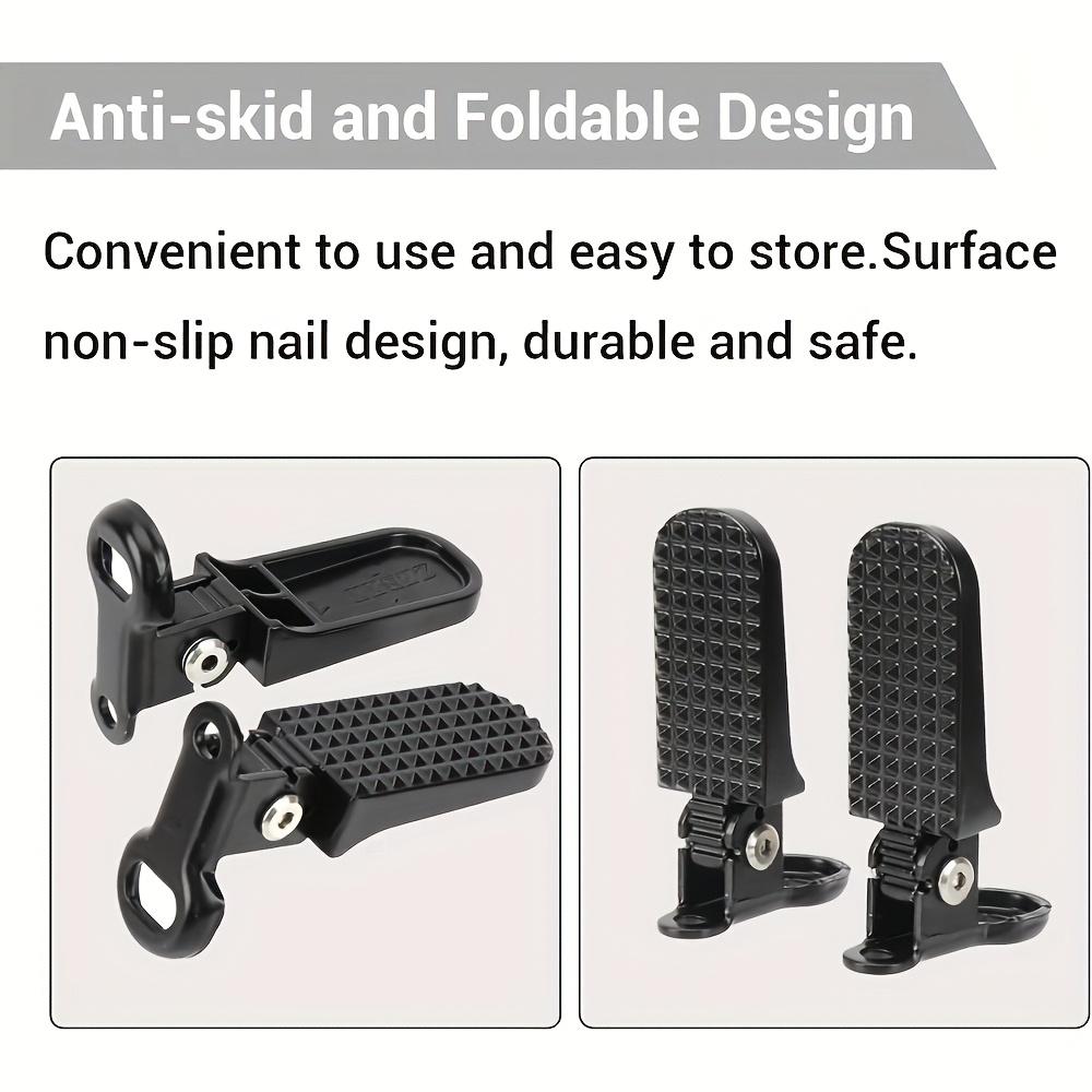 Motorcycle Bike Scooter Rear Passenger Foot Peg Footrest Pedal Bracket Stand Support Kit