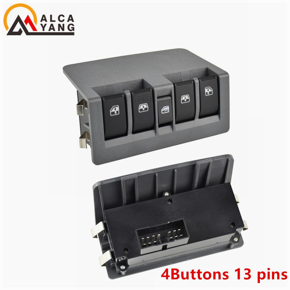High Quality Window Lifter Control Switch for Chevrolet Sail 2010-2014 2Buttons 4Buttons OEM#9005042