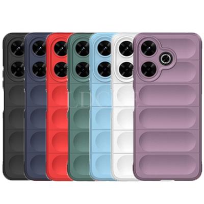 For Xiaomi POCO M6 Case Silicone Plain Shockproof TPU Case POCO M6 Cover Rubber Protector Phone Cover POCO M6 4G Case