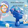 Whale Sticky Ball Shooting Toy Set, Featuring a Whale Target, Interactive Throwing Balls for Indoor And Outdoor Party Activities