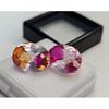 Pitambari Sapphire For Earrings Making Natural Oval Cut 22 Ct Gemstone