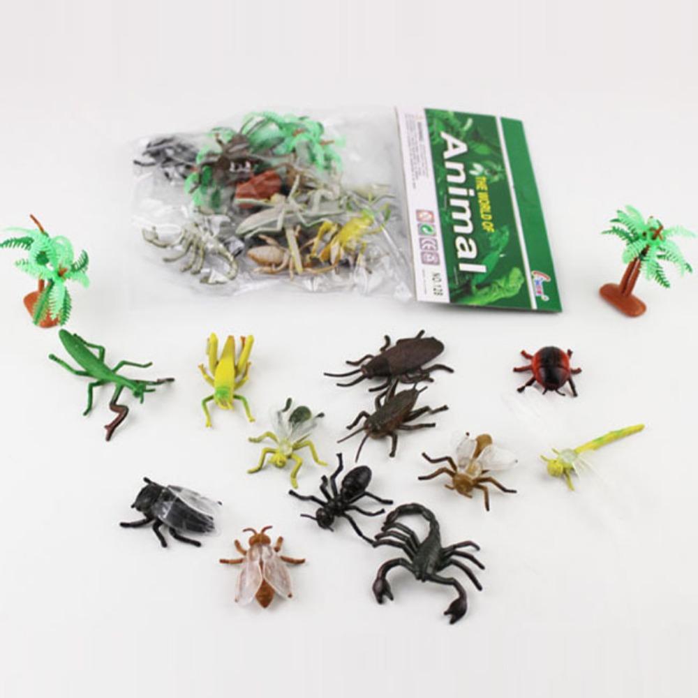 12PCS Multicolor Mini Dinosaur Action Figure Mini Realistic Model Safari Animal Toys  Early Learning