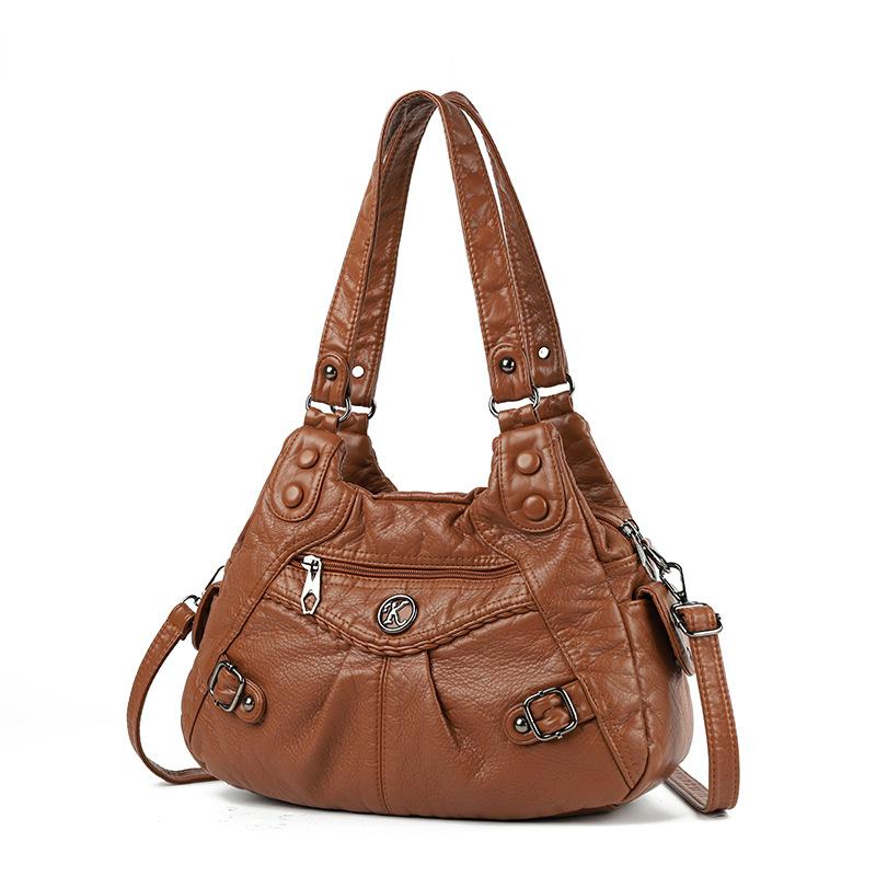 

Сумка на одно плечо Повседневная сумка-тоут Модная сумка через плечо большой вместимости жёлтый