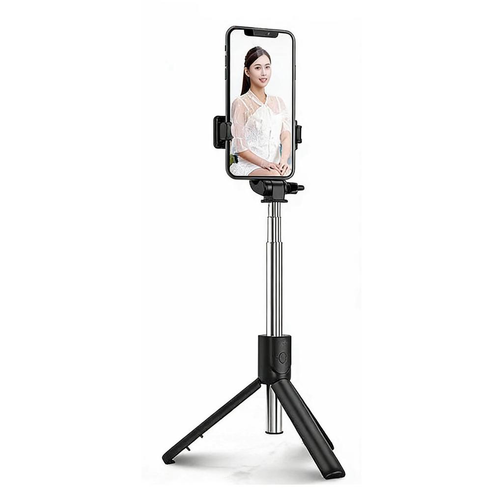2026 Bluetooth Remote Selfie Stick Tripod: Foldable Mobile Holder with Fill Light for Live Streaming & Travel