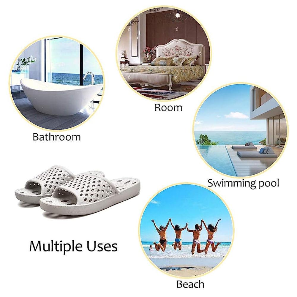 Shower Shoes Quick Drying Non-Slip Comfortable House Lightweight Slippers for Men Women