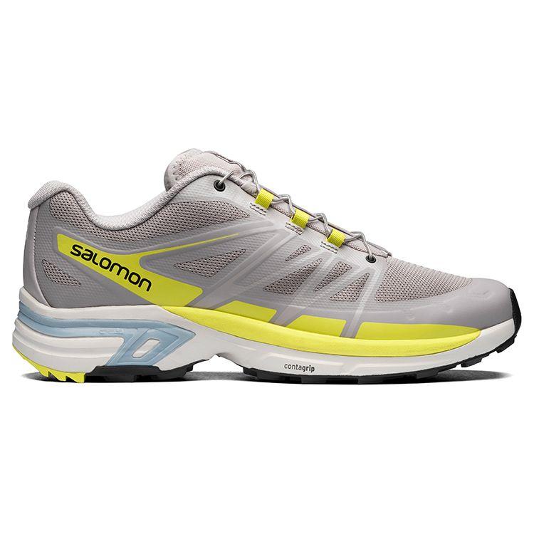Salomon Xt-Wings 2 Outdoor Sports Shock Absorption Low-Top Trail Running Shoes Unisex Sneakers Rose-Ash 416258