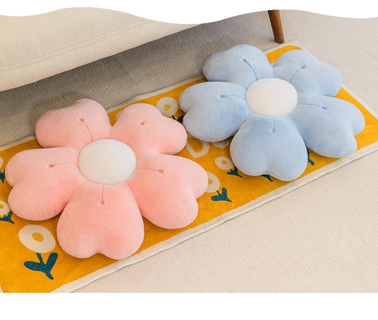 Daisy Flower Cushion Pillow for Sofa, Car, Office, or Living Room