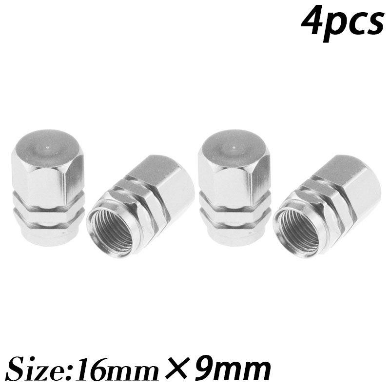 8/4PCS Car Wheel Tire Valve Caps Aluminum Alloy Car Tire Valve Tyre Caps Stem Air Cap Airtight Cover Auto Motorcycle Accessories