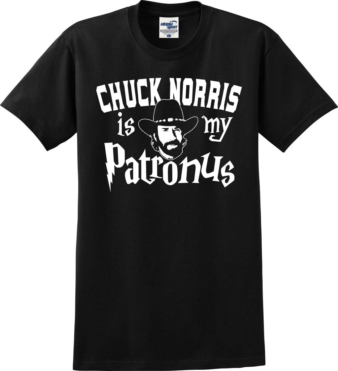 Chuck Norris Is My Patronus Funny Unisex T shirt (S-5X) XL