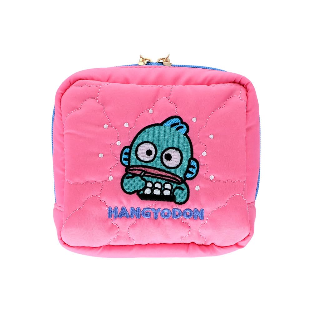 Stationery Hangyodon Sanrio Characters Goods Pouch Quilted Pink S2339749 Sun-Star розовый