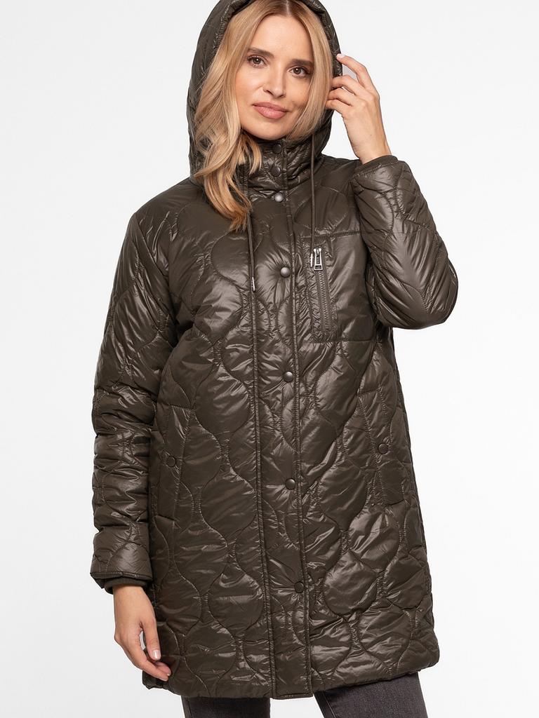 WOMEN' QUILTED LIGHTWEIGHT JACKET WITH HOOD