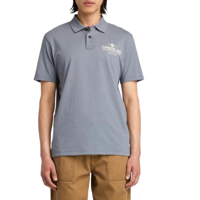 Timberland Comfortable Versatile Solid Color Short Sleeve Polo Shirt Men tops TB0A441U0731 XS