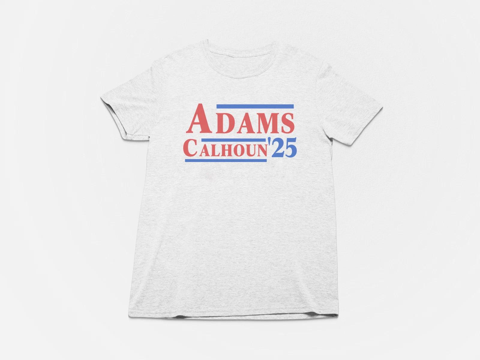 John Quincy Adams & John C. Calhoun Tshirt, 1825-1829, Political 2XL