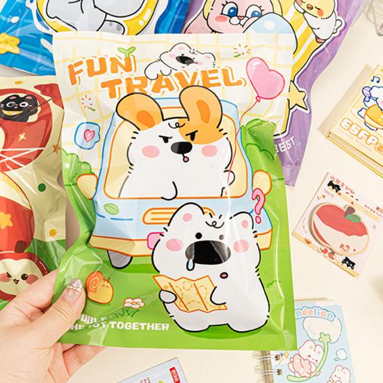 Set de Regalo de Papelería Misteriosa para Journaling en Bolsa Caja de la Suerte Creativa para Niños Estudiantes Paquete Divertido de Recompensa con Pegatinas Bolígrafos Premio de Aula Cumpleaños