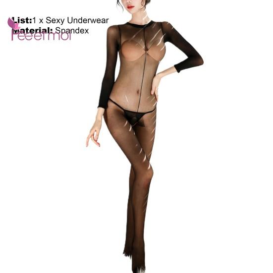 Weibliche Unterwäsche, seidig, gute Duktilität, reine Farbe, Schlafanzug, Body, sexy Unterwäsche