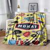 Colombia MORAT Band Poster Printed Blanket, Throw Blankets,for Sofa Bed Office Car, Brithday Gift