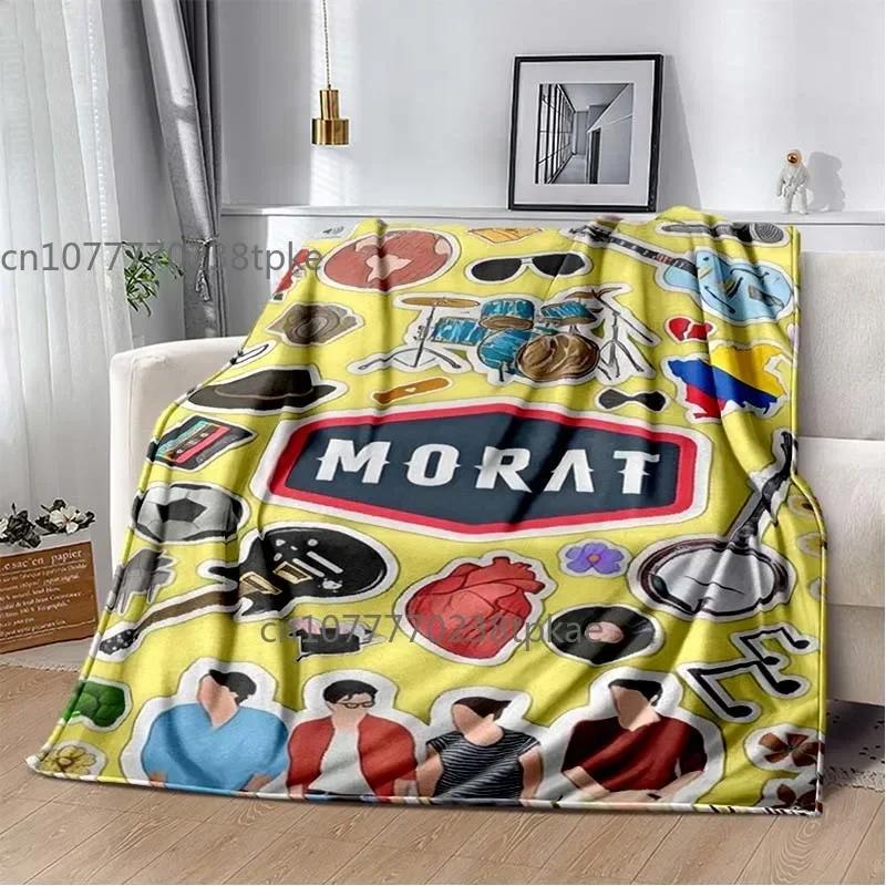 Colombia MORAT Band Poster Printed Blanket, Throw Blankets,for Sofa Bed Office Car, Brithday Gift