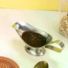 Sauce Dripless Lip Salt Spice Gravy Boat Hotel Kitchen Restaurant steak Sauce Lip Stainless Steel Sauce Boat Sauce Storage Box