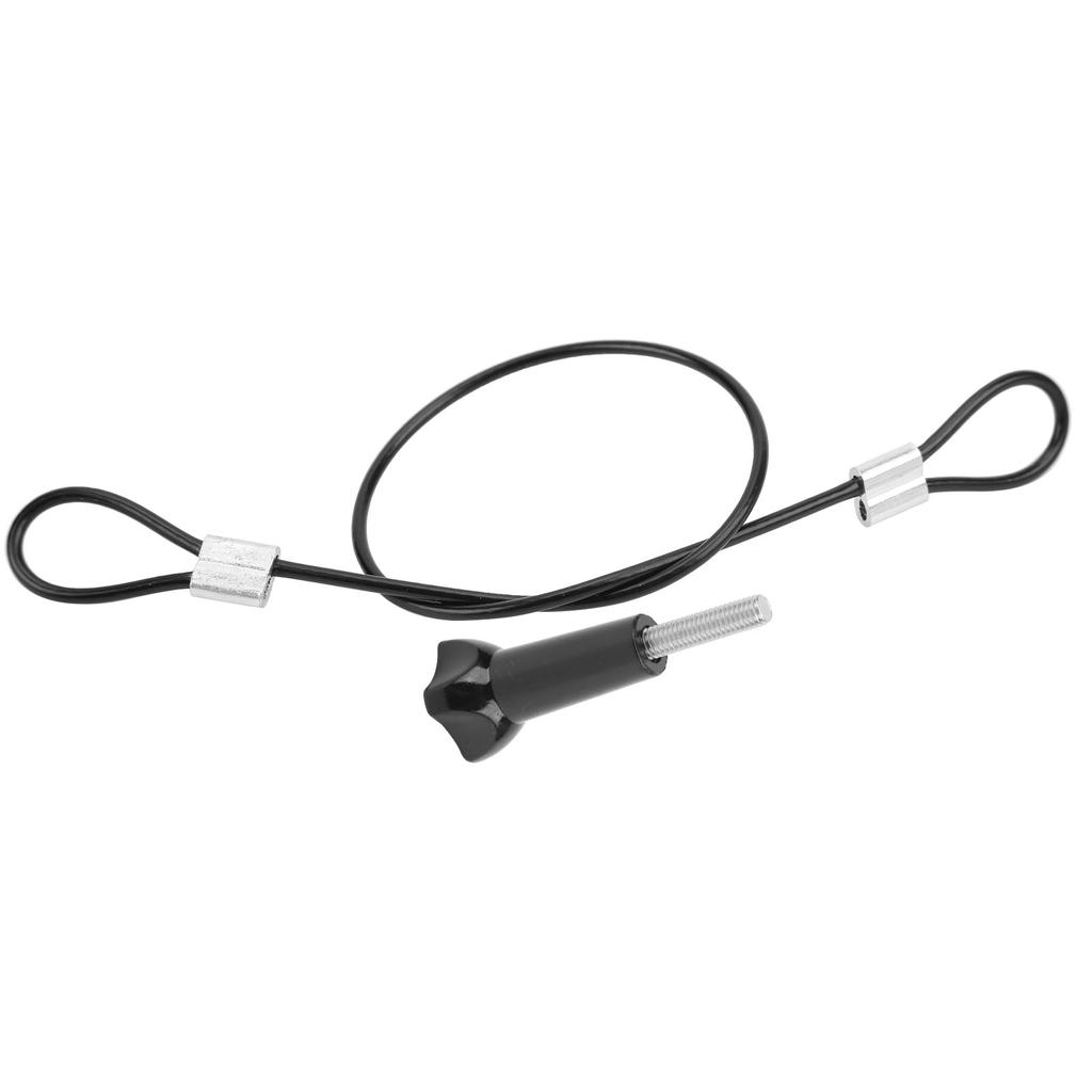 Lanière de sécurité en acier inoxydable 30 cm avec vis 1/4 pouce pour GOPRO DJI OSMO