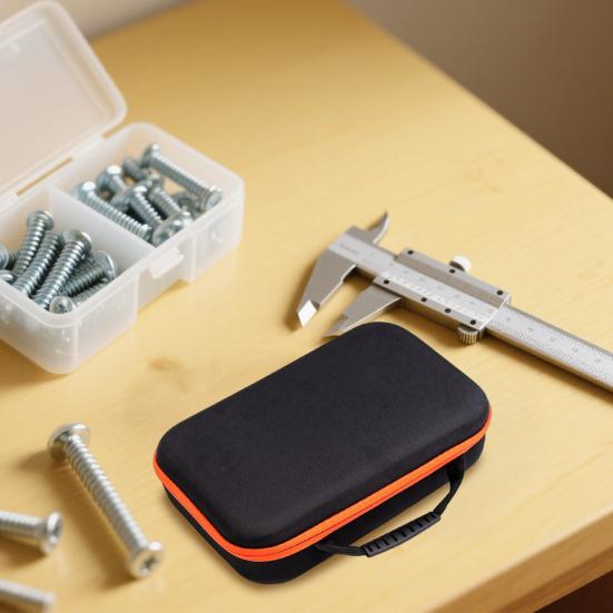 Tool Storage Bag Large Capacity Zipper Closure Shockproof Impact Resistant Electric Scissors Drill Bits Organizer Carrying Case