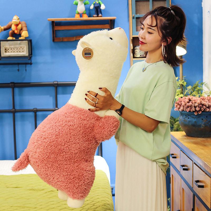 New Style Alpaca Doll Children's Sleeping Pillow on The Bed Cartoon Cute Plush Toy