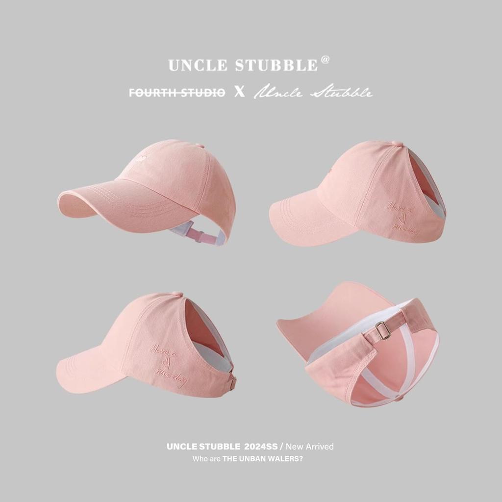 Women's Summer 2024 Ponytail Sun Hat: Open-Top Baseball Cap for Outdoor Sun Protection