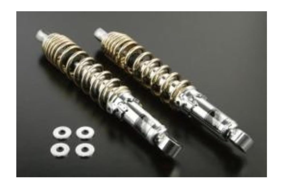 SP Takegawa Rear shock absorber (330mm/gold plated/set of 2) for Monkey (16cm long) / Monkey 125 (JB02/JB03) 06-04-0185