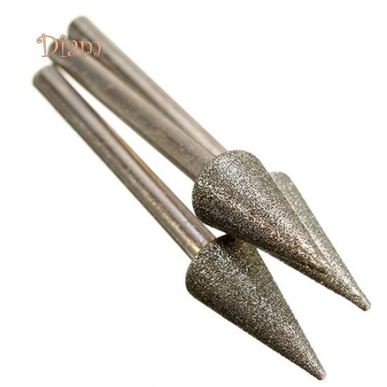 Diam 3 ks 3mm stopka Smirková brusná hlava Kuželovitý elektrický brusný kotouč příslušenství