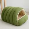 Plush Thickened Cat Bed Removable Washable Ultimates Warmth Comfort With Plush Thickening For Small Medium Pet