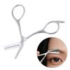 Edelstahl Augenbrauen Trimmer Schere Präzisions Pflege Werkzeug für Männer & Frauen Müheloses Messer Haarentfernung Rasierer Werkzeug