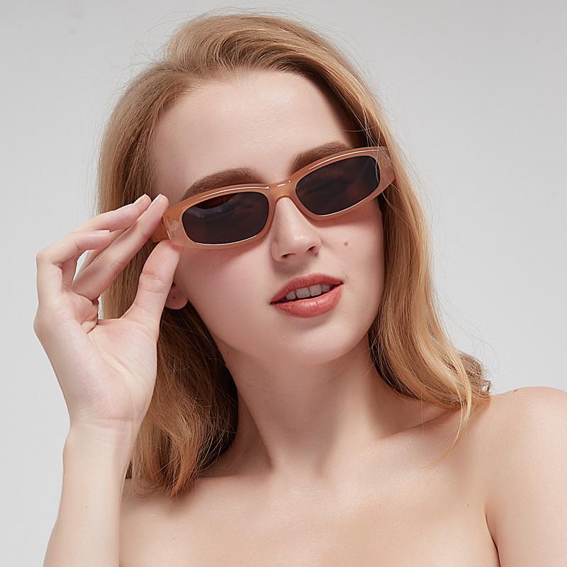 Small Frame Sunglasses Women'S Sunglasses Trendy Rice Sunglasses Sunglasses Fashion Modern Catwalk Street Shot Retro