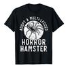 2026 Men's Funny "Horror Hamster" Tarantula T-shirt, Casual Cotton Short Sleeve Graphic Tee for Spider Lovers