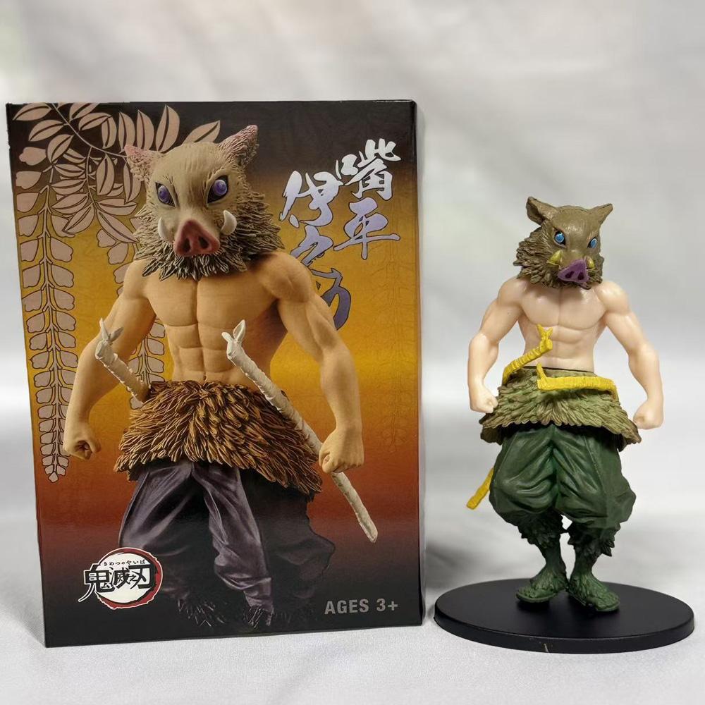 Non-Toxic .Spot Anime Slayer Kimetsu No Yaiba Figure Kamado Tanjirou Action Figure Agatsuma Zenitsu Nezuko Warrior Pvc Model Toys