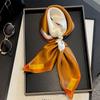 100% Seidentuch Damen Hals Haare Foulard Quadratisch Hijab Schals Bandana Neues Wickeltuch Maulbeer Frühling Stirnband Schals