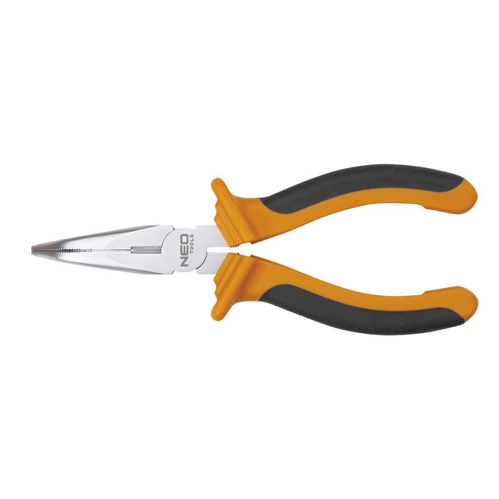 Curved long nose pliers 160 mm