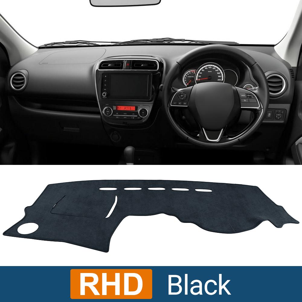 Для Mitsubishi Mirage / Mirage G4 2012 - 2014 2015 2016 2017 2018      2024 Аксессуары: Накладка на панель приборов автомобиля Black RHD