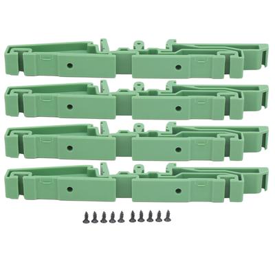 2 Set Circuit Board Mounting Bracket PCB DIN Rail Mount Adapter Screw Components KPRH?185