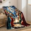 Ascending Jesus Disciples Worship  Printed Blanket for Living Room Bed Couch Lunch Break Soft Cozy Blanket for Friend's Festival Gift
