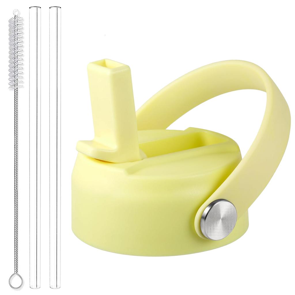 Straw Lid for Wide Mouth Water Bottles