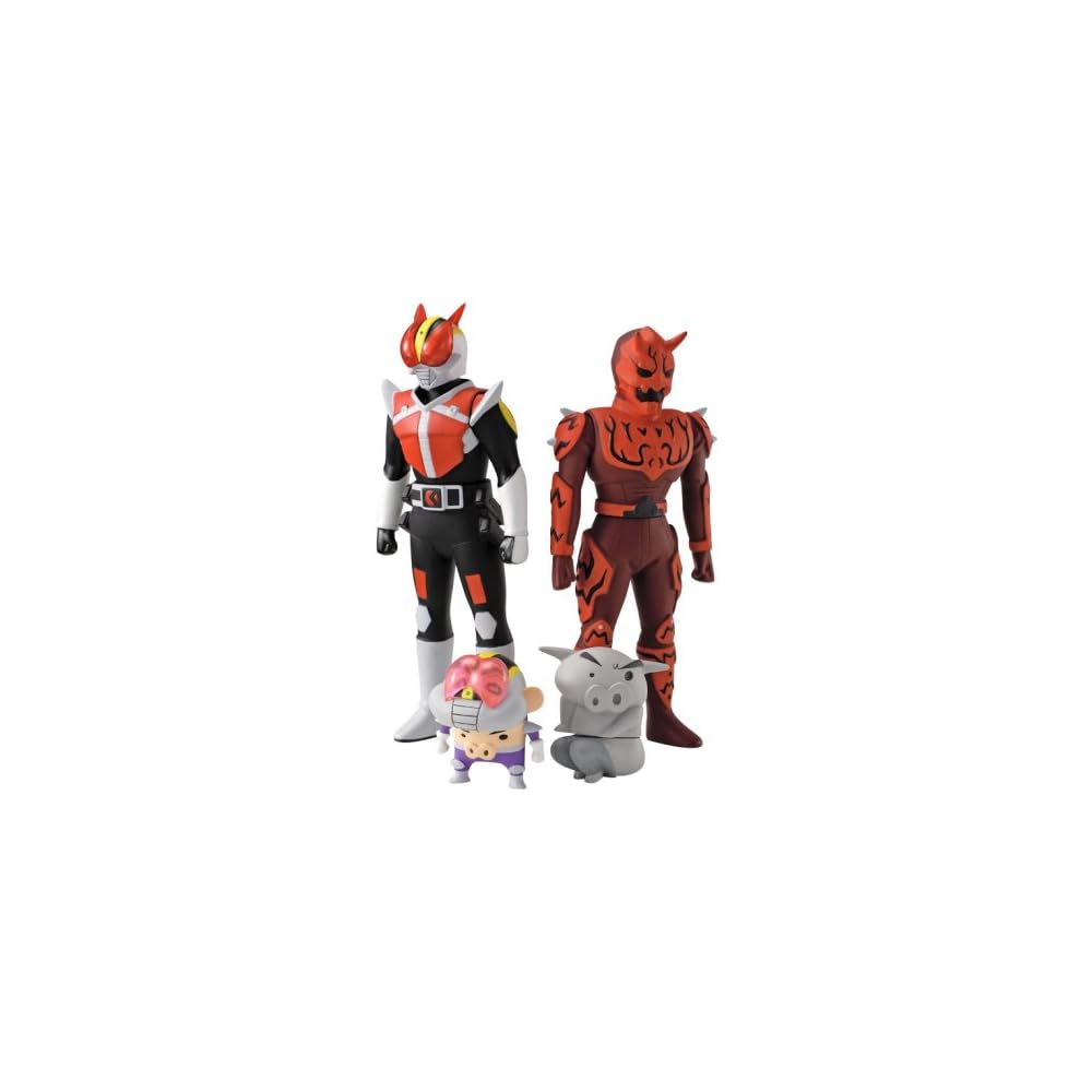 TAMASHII NATIONS Sofubi Kamen Rider Den-O + Shin-O 15cm Vinyl Figure Collectible Toy