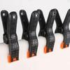 Non-slip Plastic Spring Clamps Adjustable Woodworking Clamps DIY Craft Photography Background Photo Stand Clips Clothes Pegs