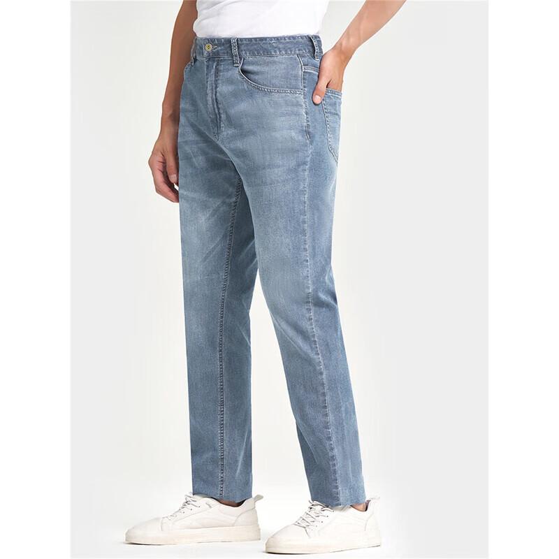 

TRIES Men s Washed Slim Straight Jeans 30