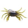 HENGJIA Soft Lure Ice Fishing Sinking Crab-Shape Silicone Bait With Hook Anti-Snag Design Winter Use