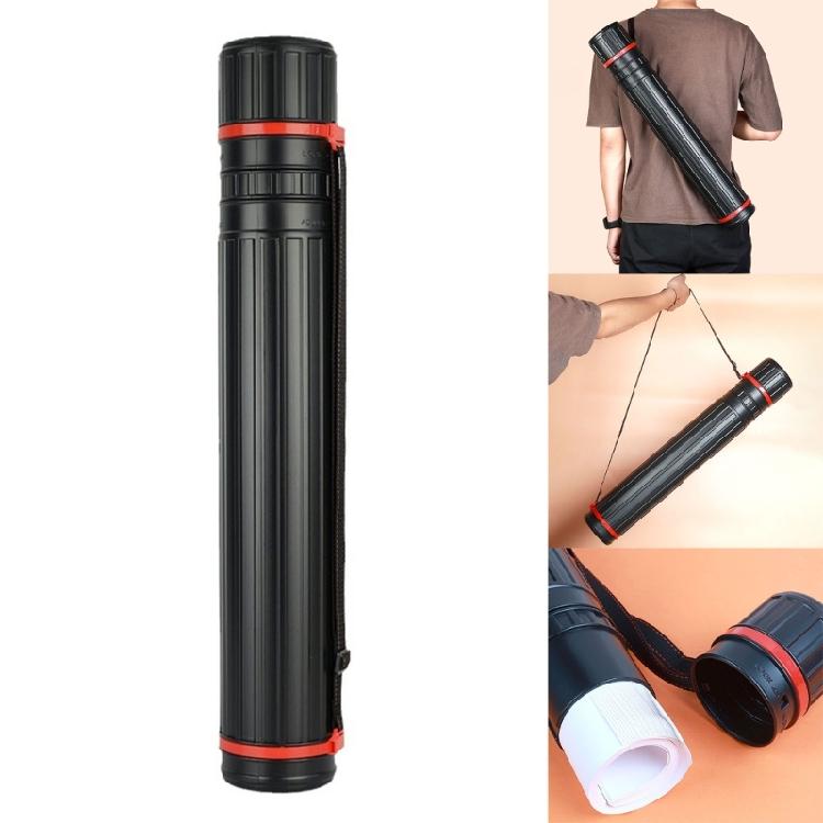 Extendable Art Poster Document Carrying Transport Tube with Carrying Strap