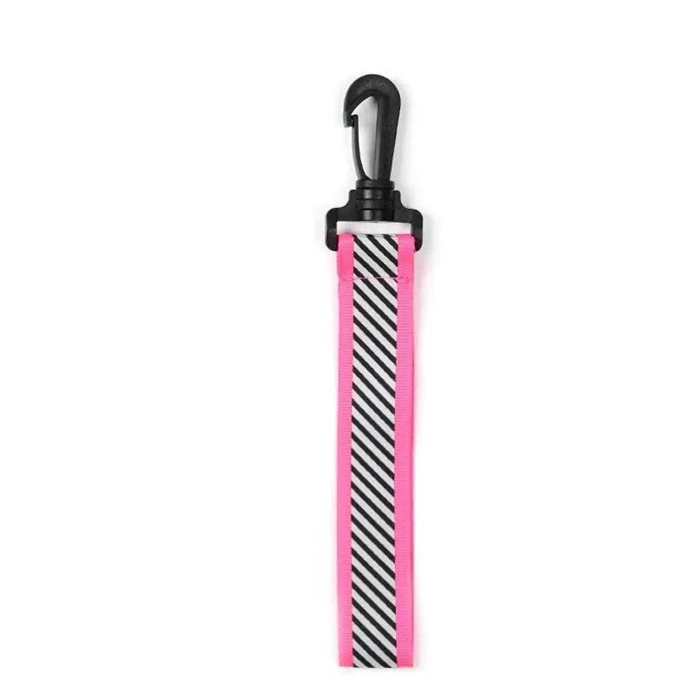 High Visibility Reflective Backpacks Keychains Webbing Material 17 Styles Outdoor Reflective Keychains Safety Straps