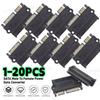 1-20X SATA Male To Female Straight Head 22Pin 7+15 Male To Female Power Data Adapter SATA To SATA Converter SATA To SATA Adapter